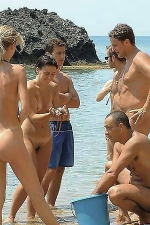 Nudists needs sex on beach