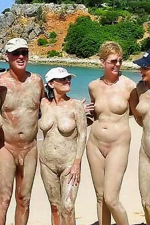 Exclusive photos and videos from nudist beach